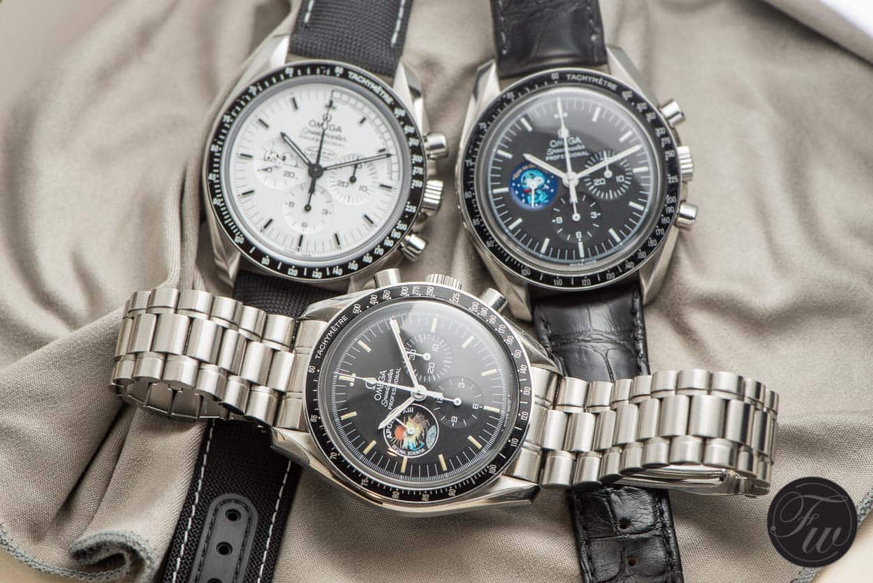 All Apollo 13 related Speedmaster watches together
