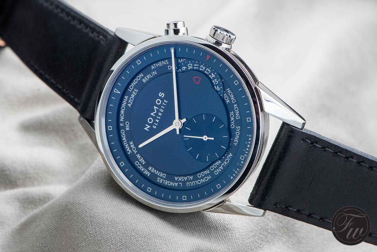 NOMOS Zürich World Timer True Blue - Top 5 BaselWorld Watches