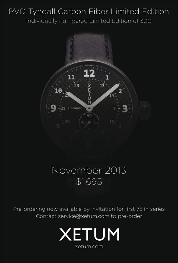 Xetum PVD Tyndall Limited Edition