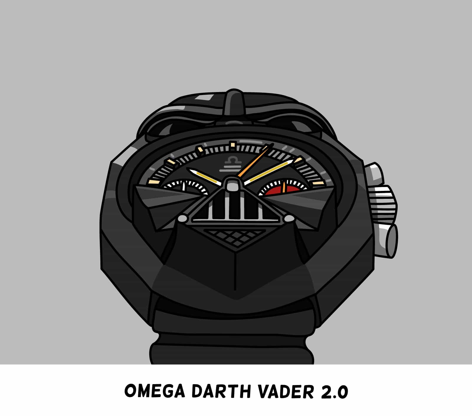 Omega Darth Vader cartoon