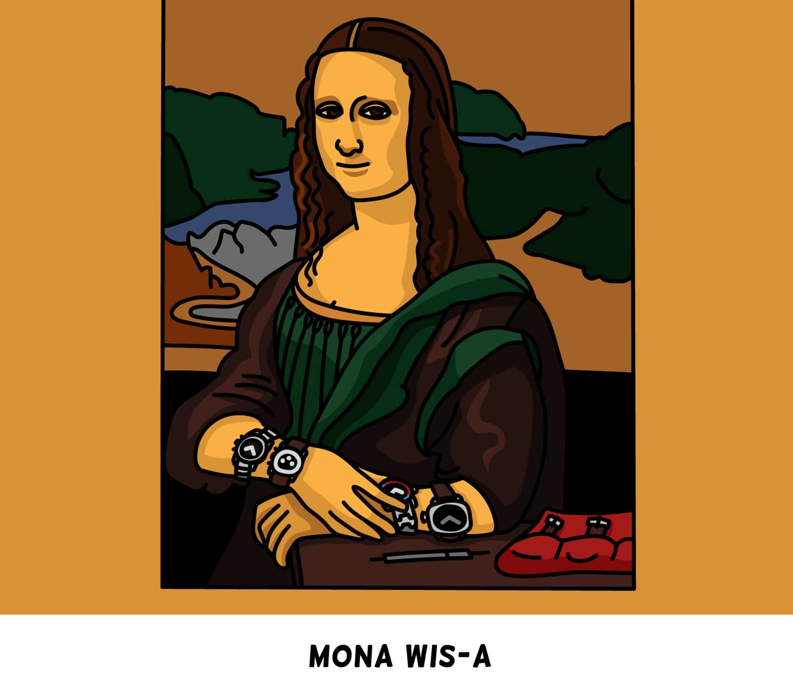 Mona WIS-a Watch Art