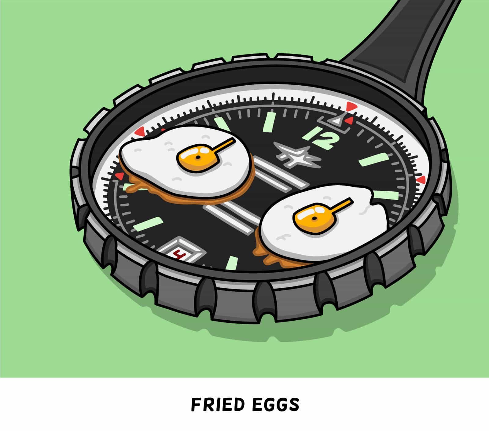 Breitling 1806 - Fried Egg