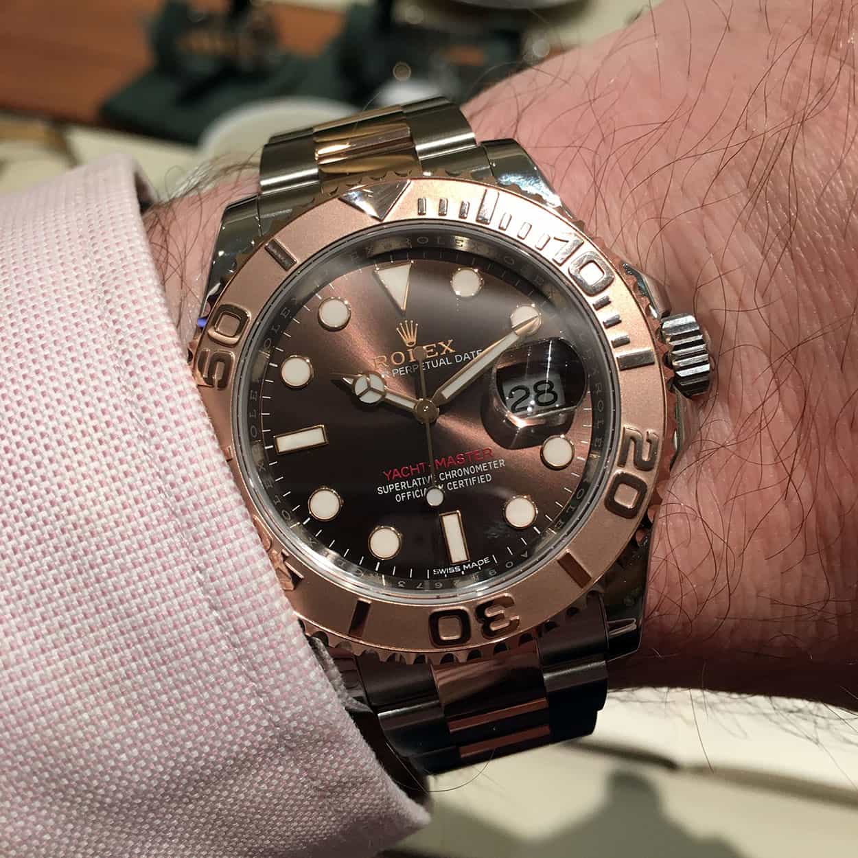 Rolex Yacht-Master 116621 wristshot