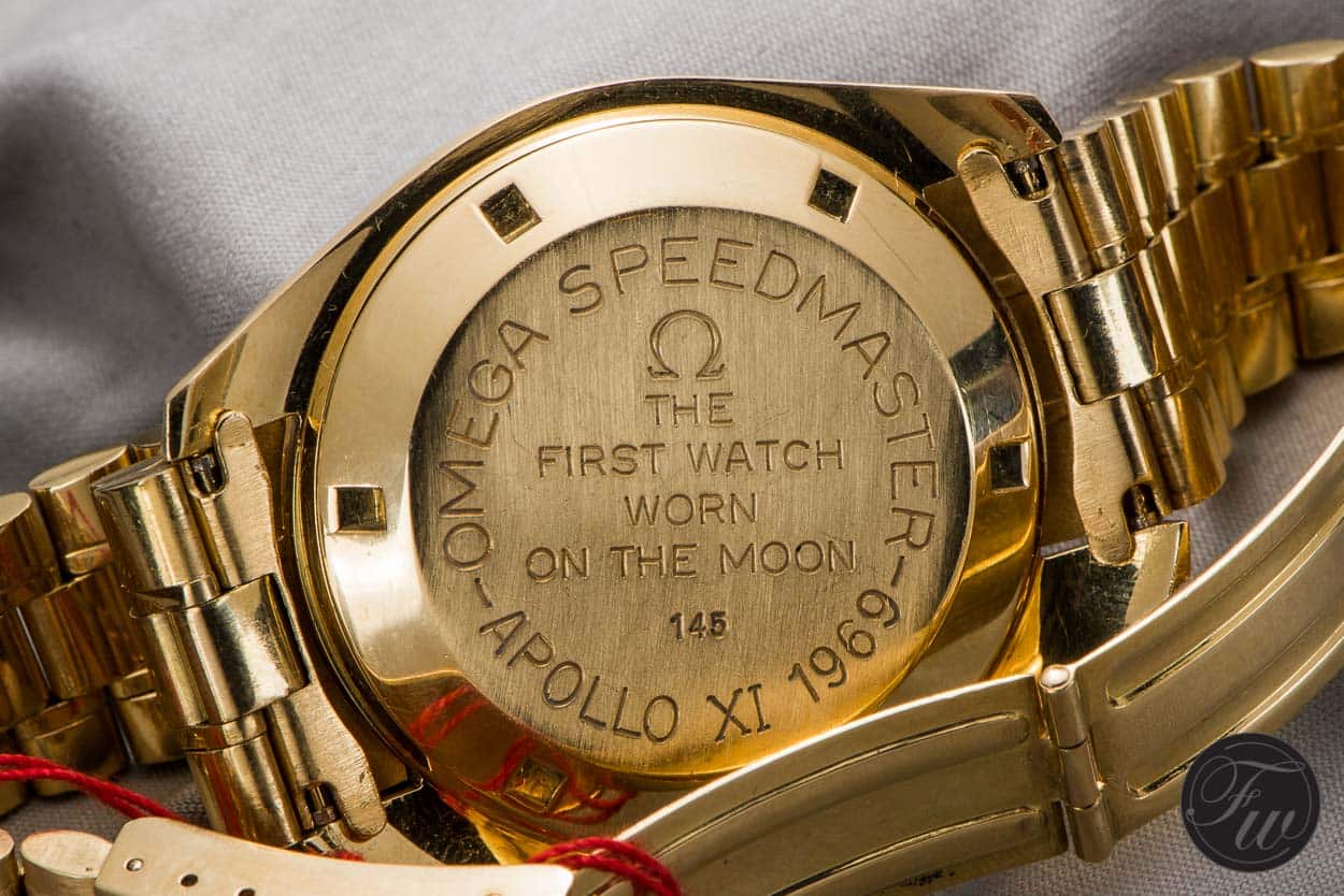 Gold Omega Speedmaster Professional Apollo XI BA145.022 345.0802 Gold Omega Speedmaster Professional Apollo XI BA145.022 345.0802