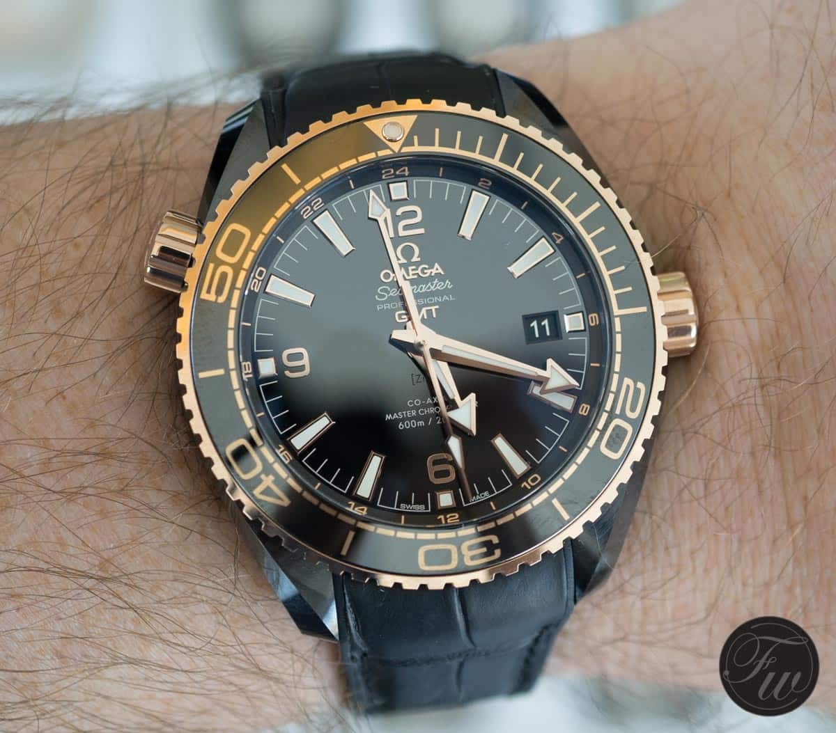 Omega Seamaster Planet Ocean Deep Black