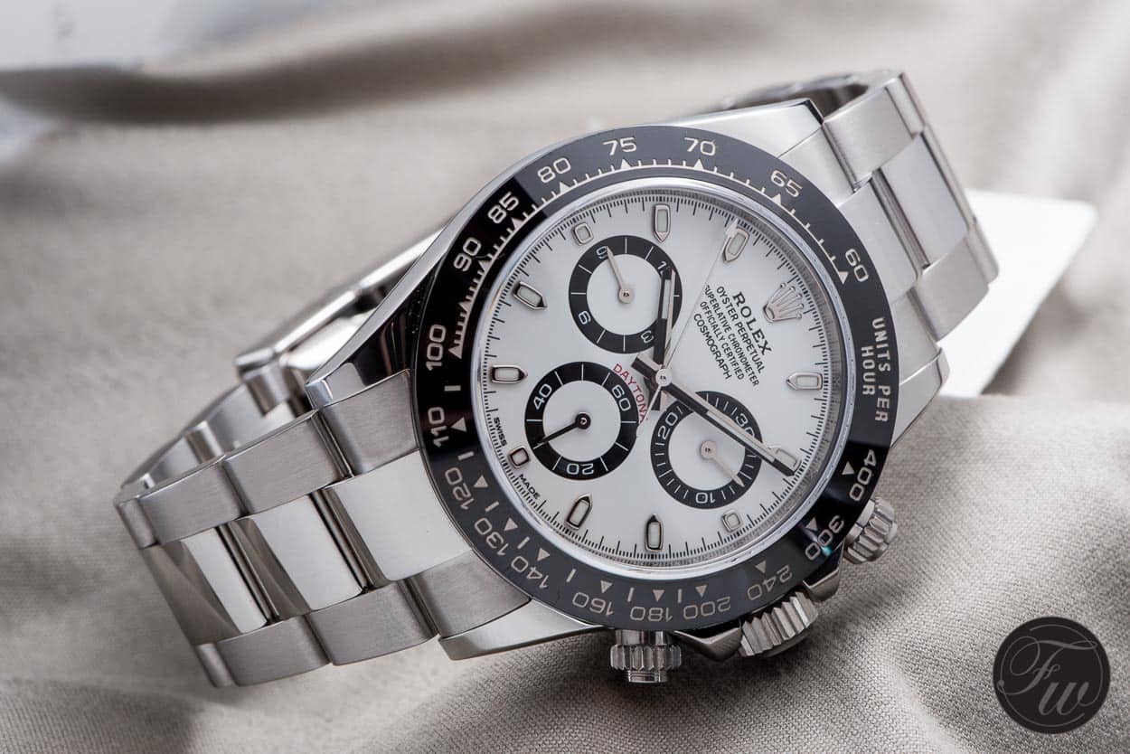 stainless steel Rolex Daytona