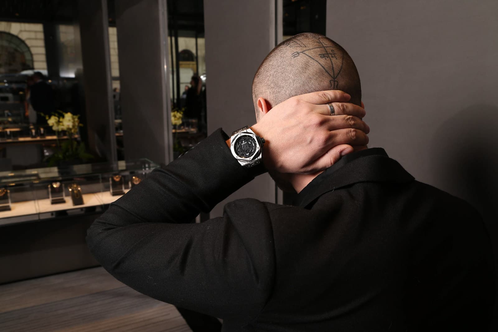 Maxime Büchi with the Big Bang Sang Bleu