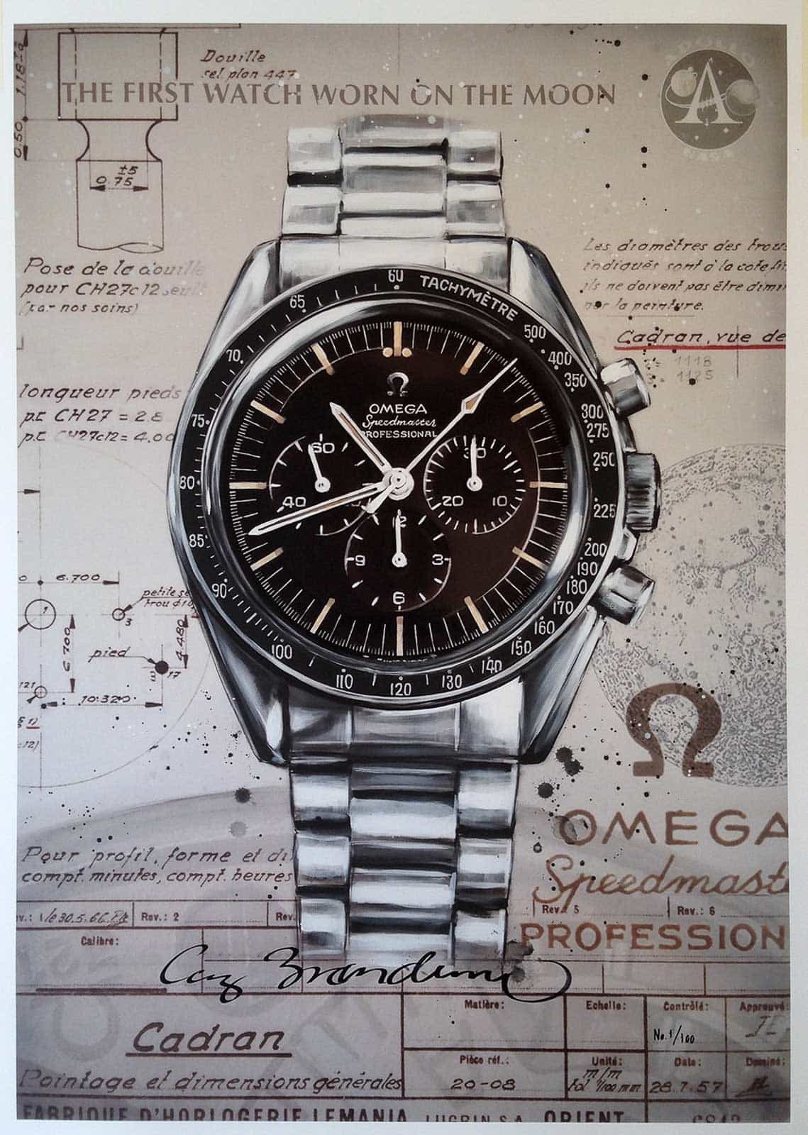 Speedmaster Artwork by Cay Broendum