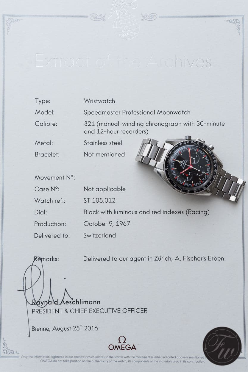 Omega Speedmaster 105.012-66 Racing