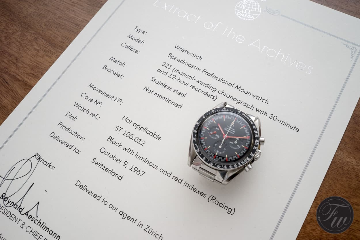 Omega Speedmaster 105.012-66 Racing