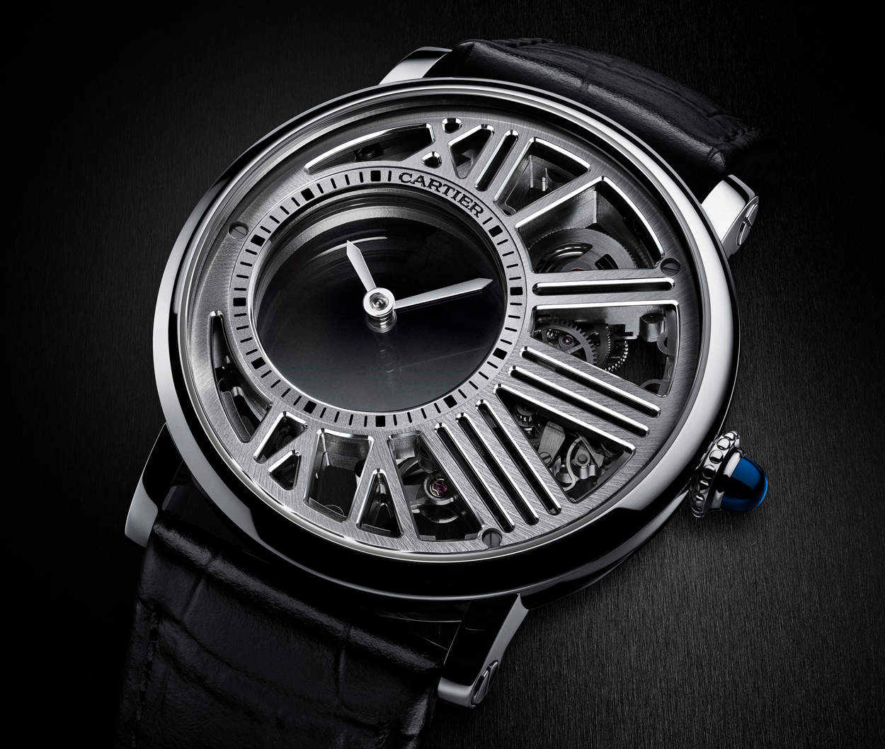 Rotonde de Cartier Skeleton Mysterious Hour Watch Rotonde de Cartier Skeleton Mysterious Hour Watch