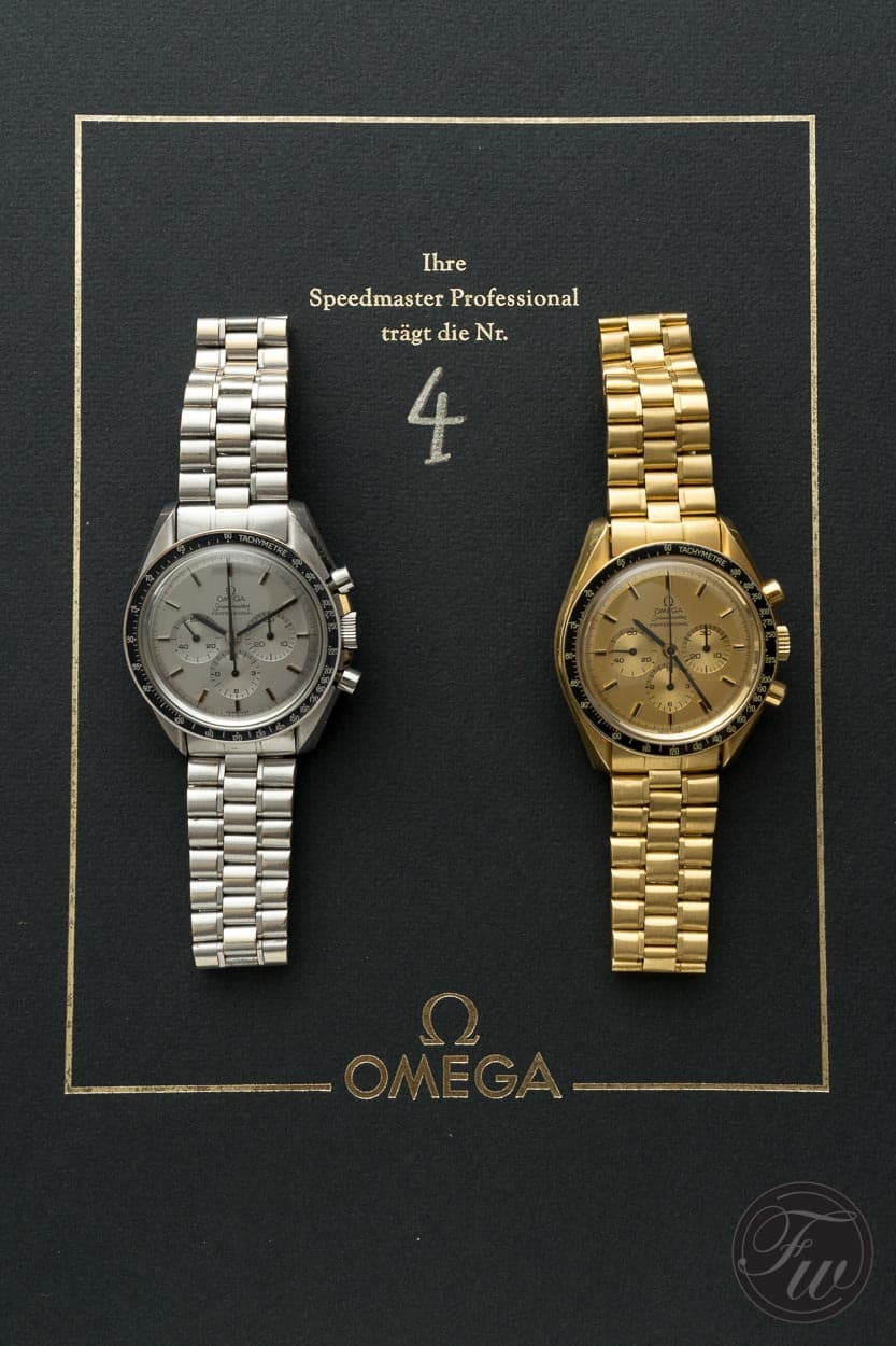Gold Speedmasters - reference 345.0802