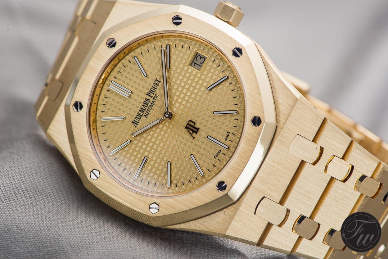 Audemars Piguet Royal Oak extra-thin yellow gold