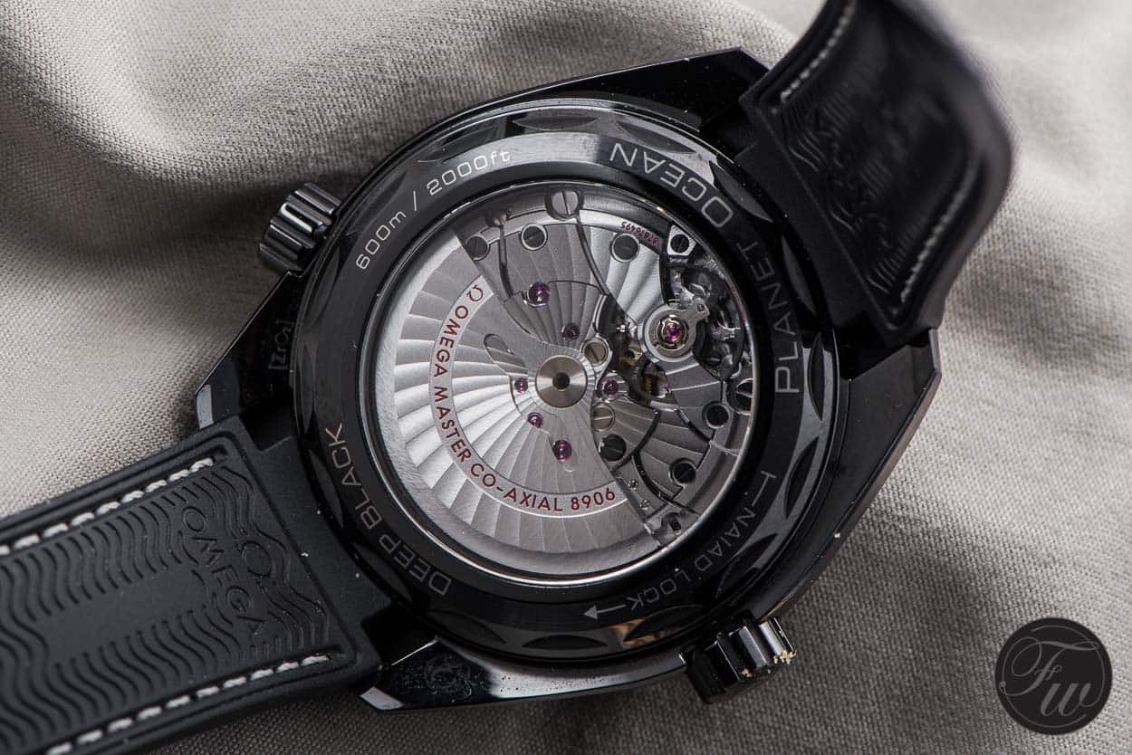 Omega Seamaster Planet Ocean Deep Black Caliber 8906 of the Planet Ocean Deep Black