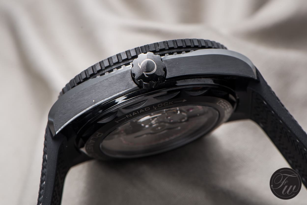 17.8mm thick Omega Seamaster Planet Ocean Deep Black