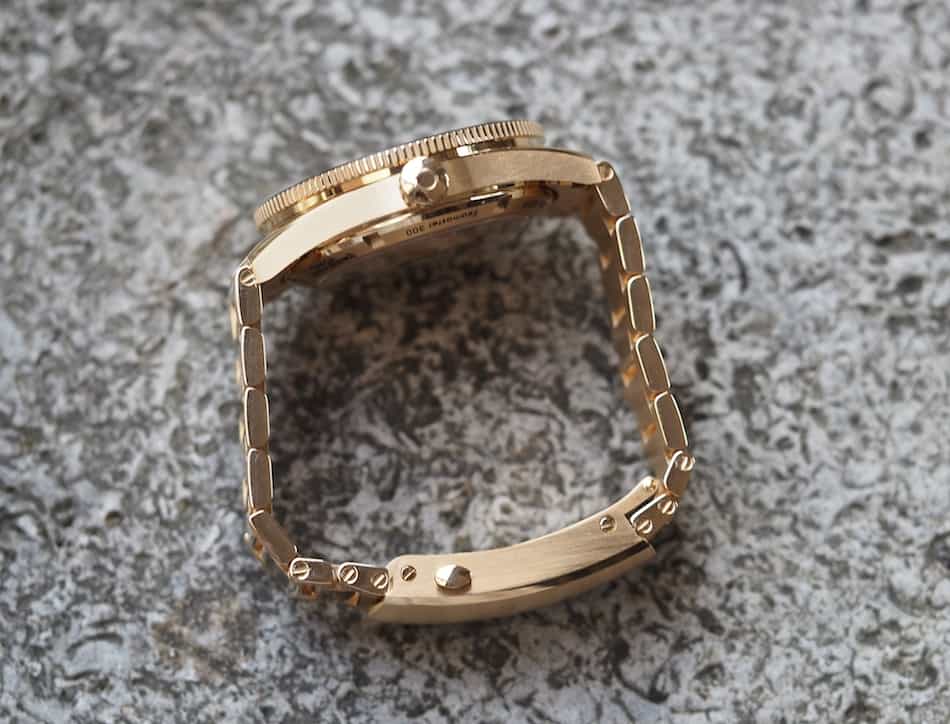 Gold Omega Seamaster 300