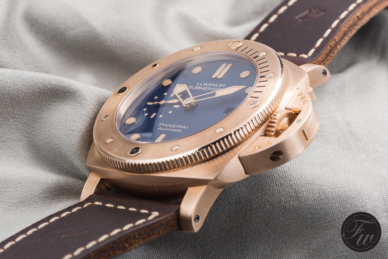 The Panerai PAM 671 Luminor Submersible 1950 3 Days Automatic Bronzo