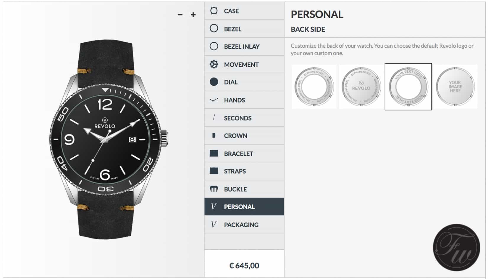 Revolo Customize Your Watch