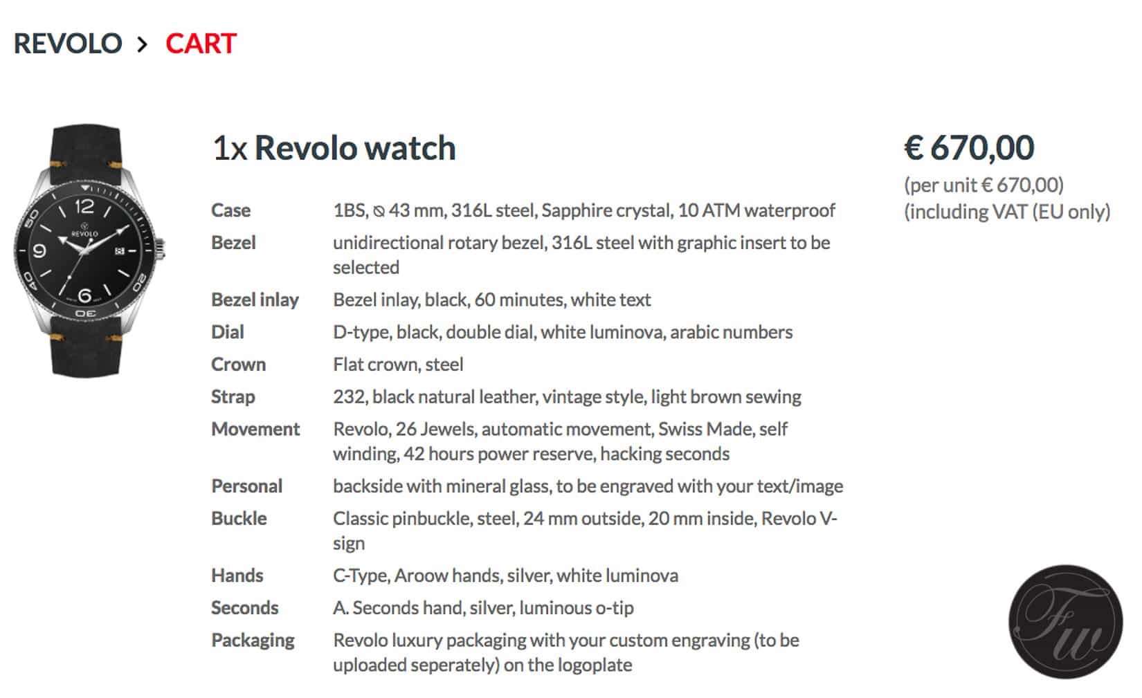 Revolo Customize Your Watch