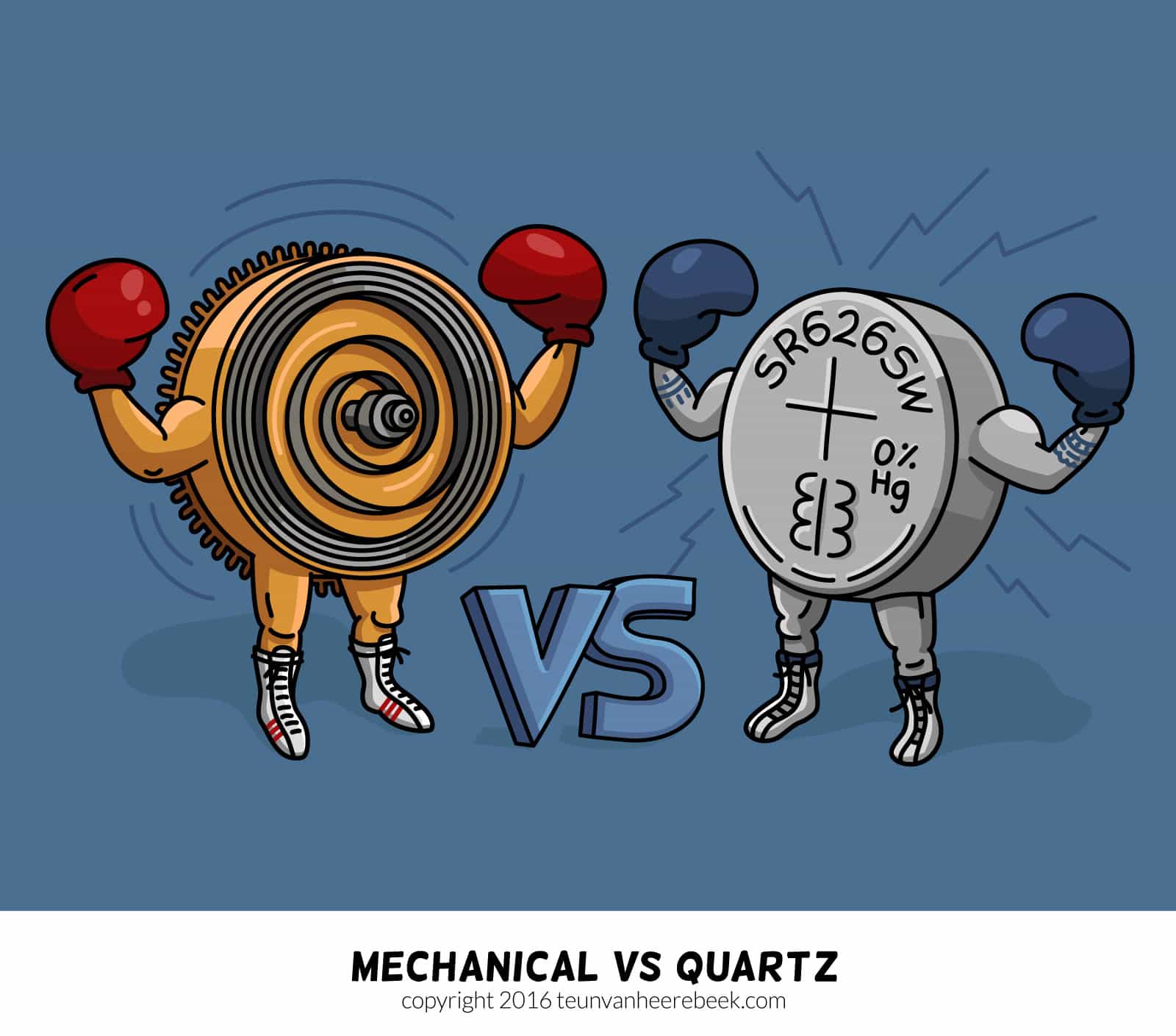 Mechanical versus quartz watches