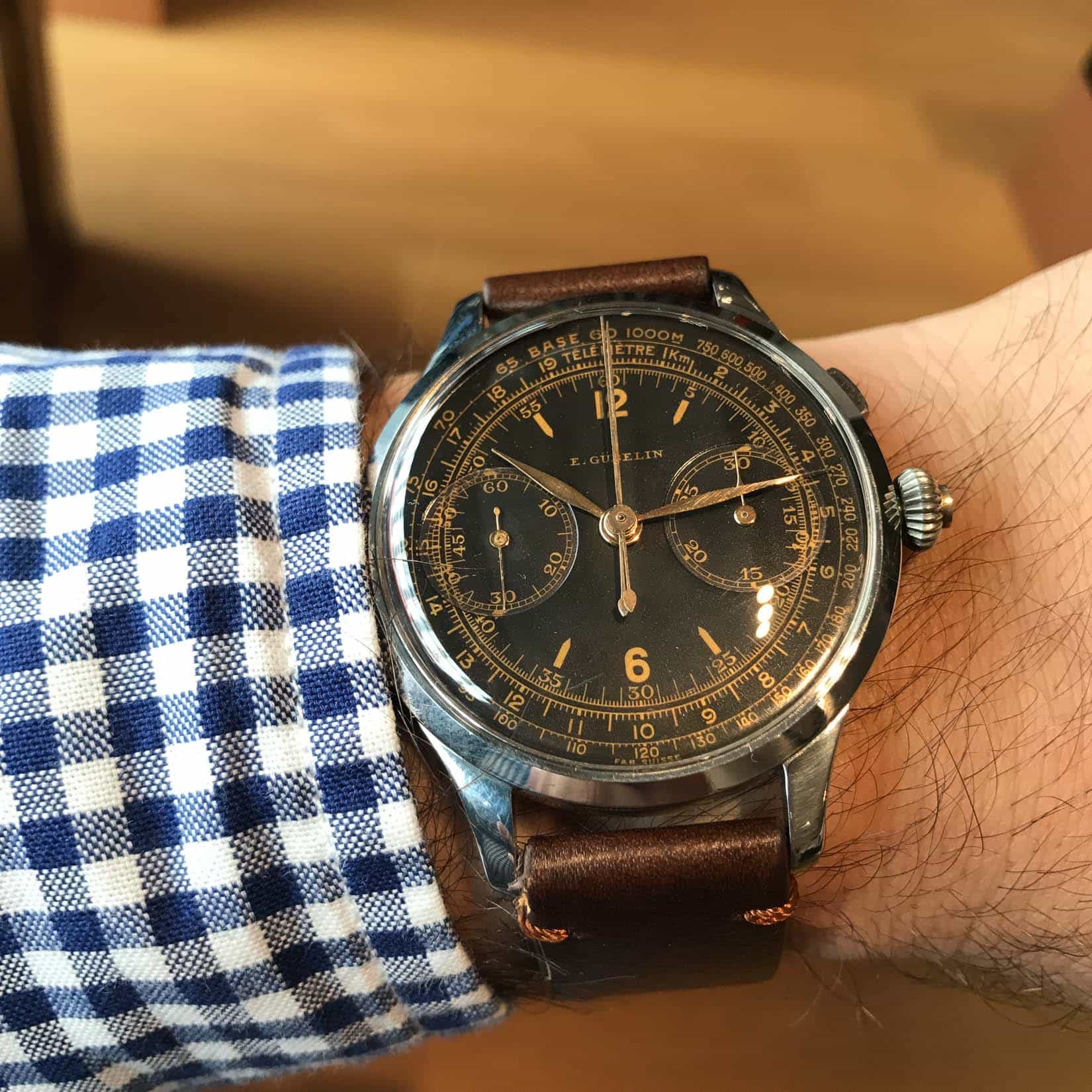 Lot 432 - Gübelin Split Seconds Chronograph