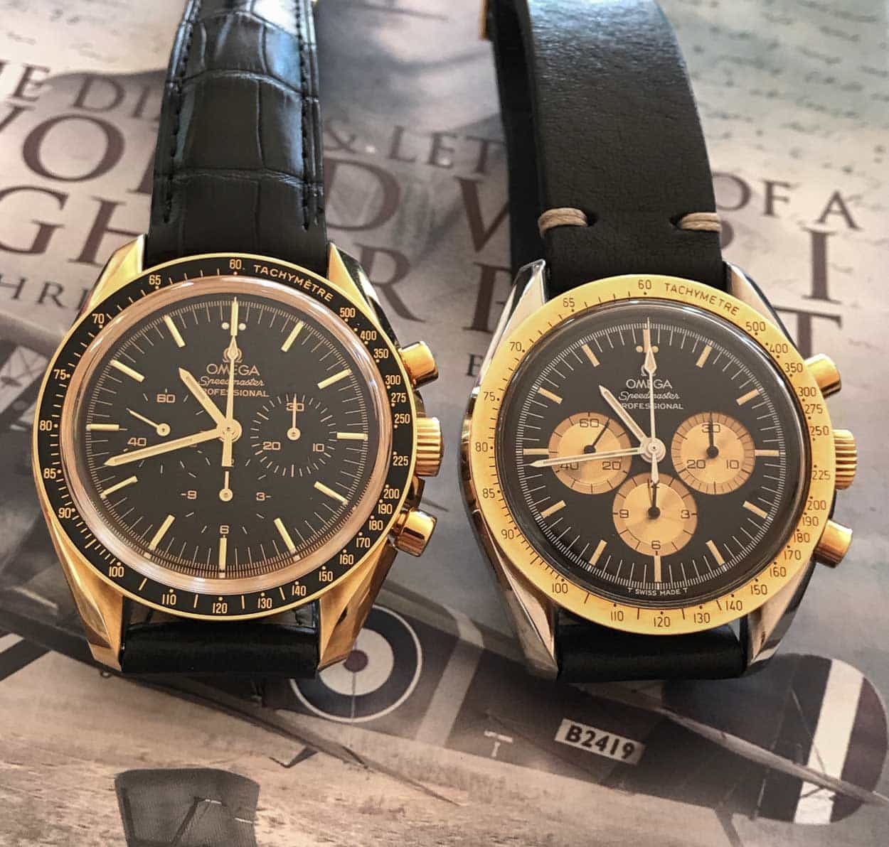Gold Speedmaster 3695.50.31