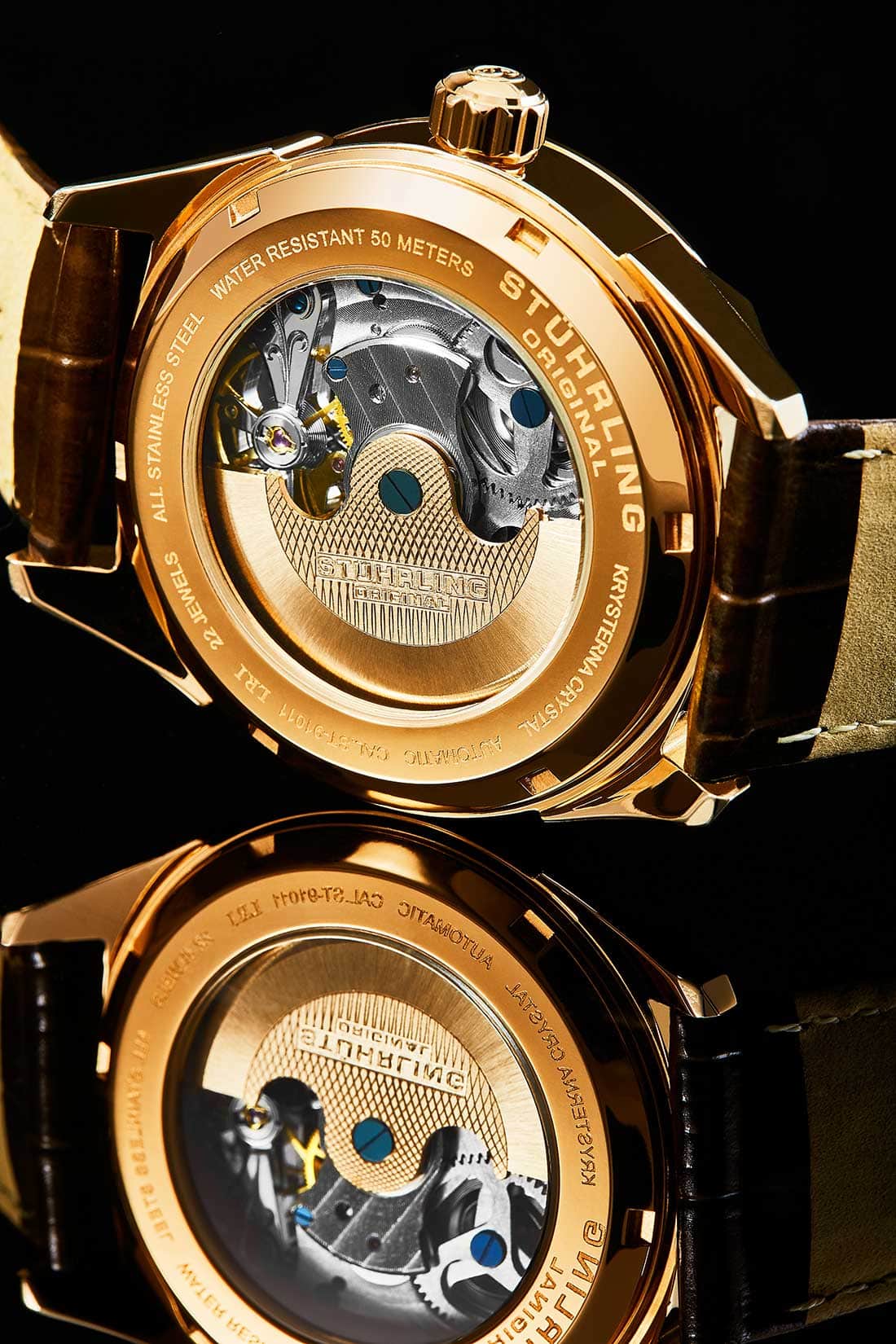 Stührling: 657 Series Dual Time Zone