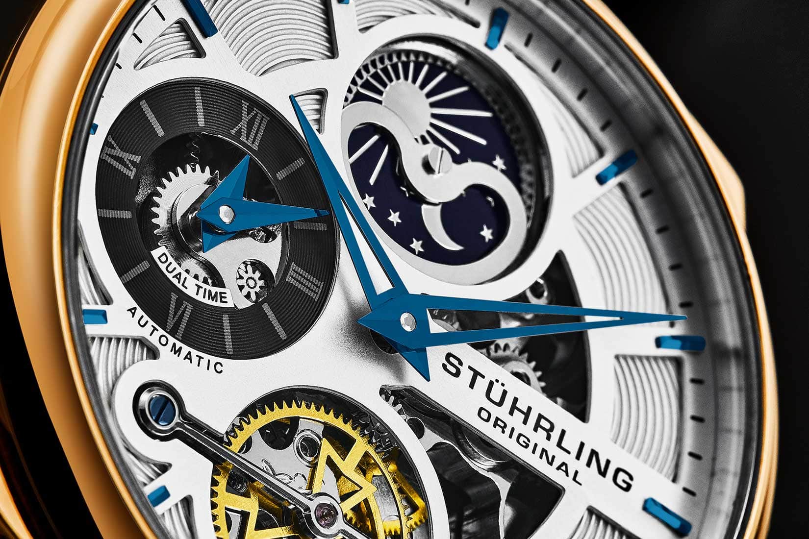 Stührling: 657 Series Dual Time Zone