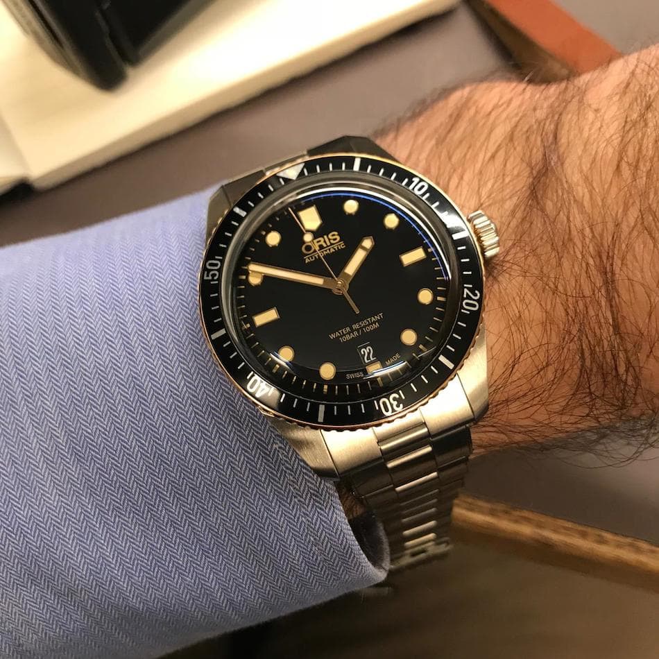 Oris Divers Sixty-Five Bronze Bezel