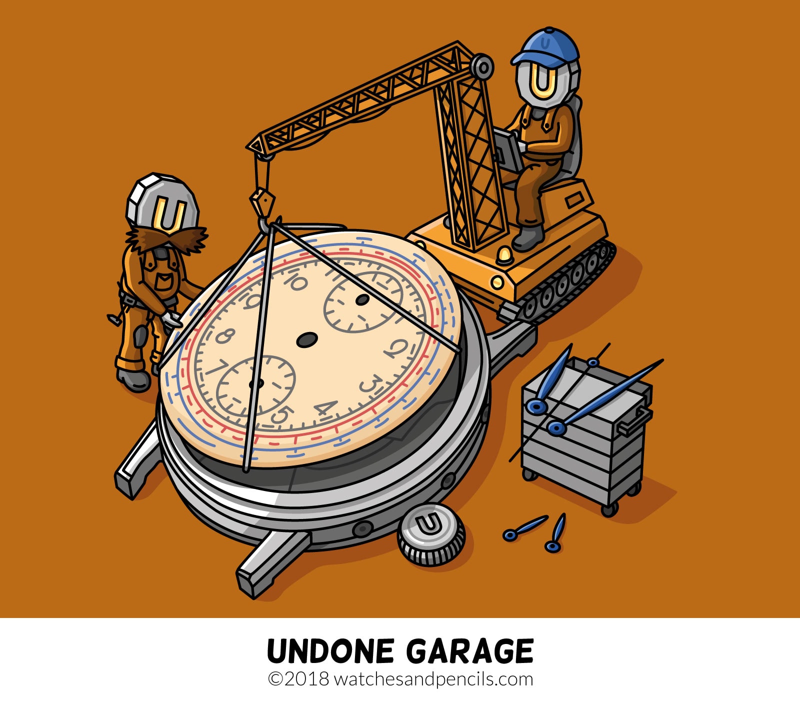 Undone Garage by Watches and Pencils