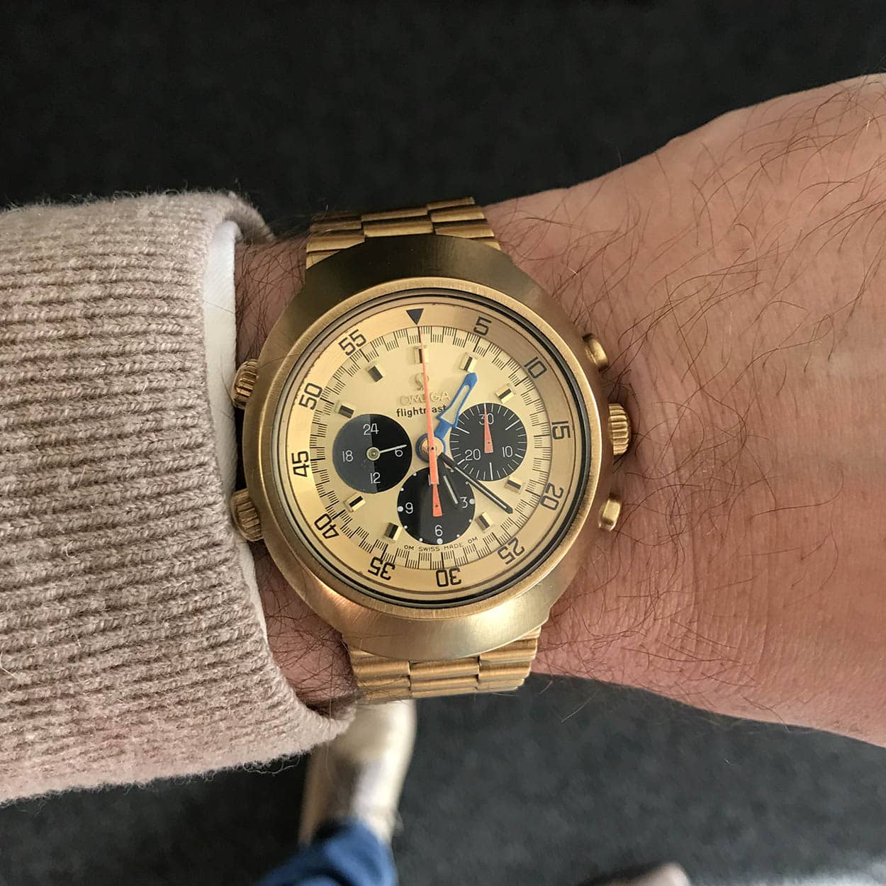 Flightmaster gold wristshot  Flightmaster gold wristshot