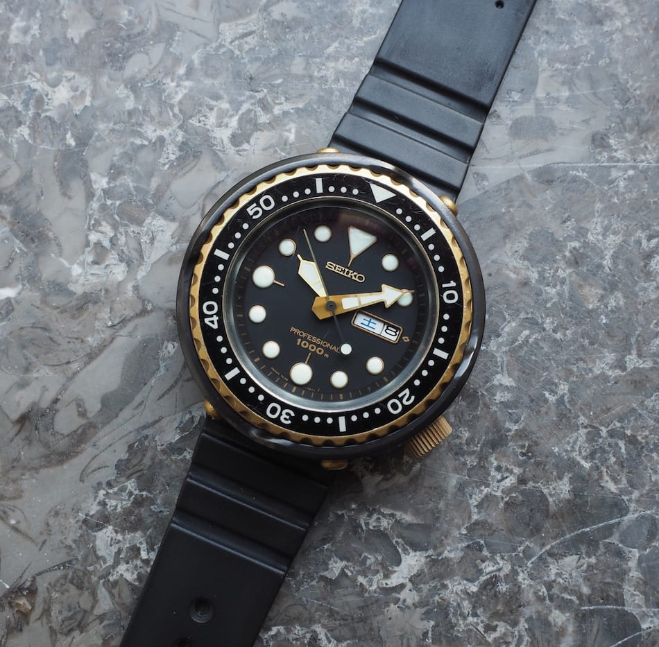 Seiko 7C46 Golden Tuna
