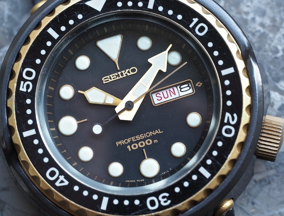 Seiko 7C46 Golden Tuna