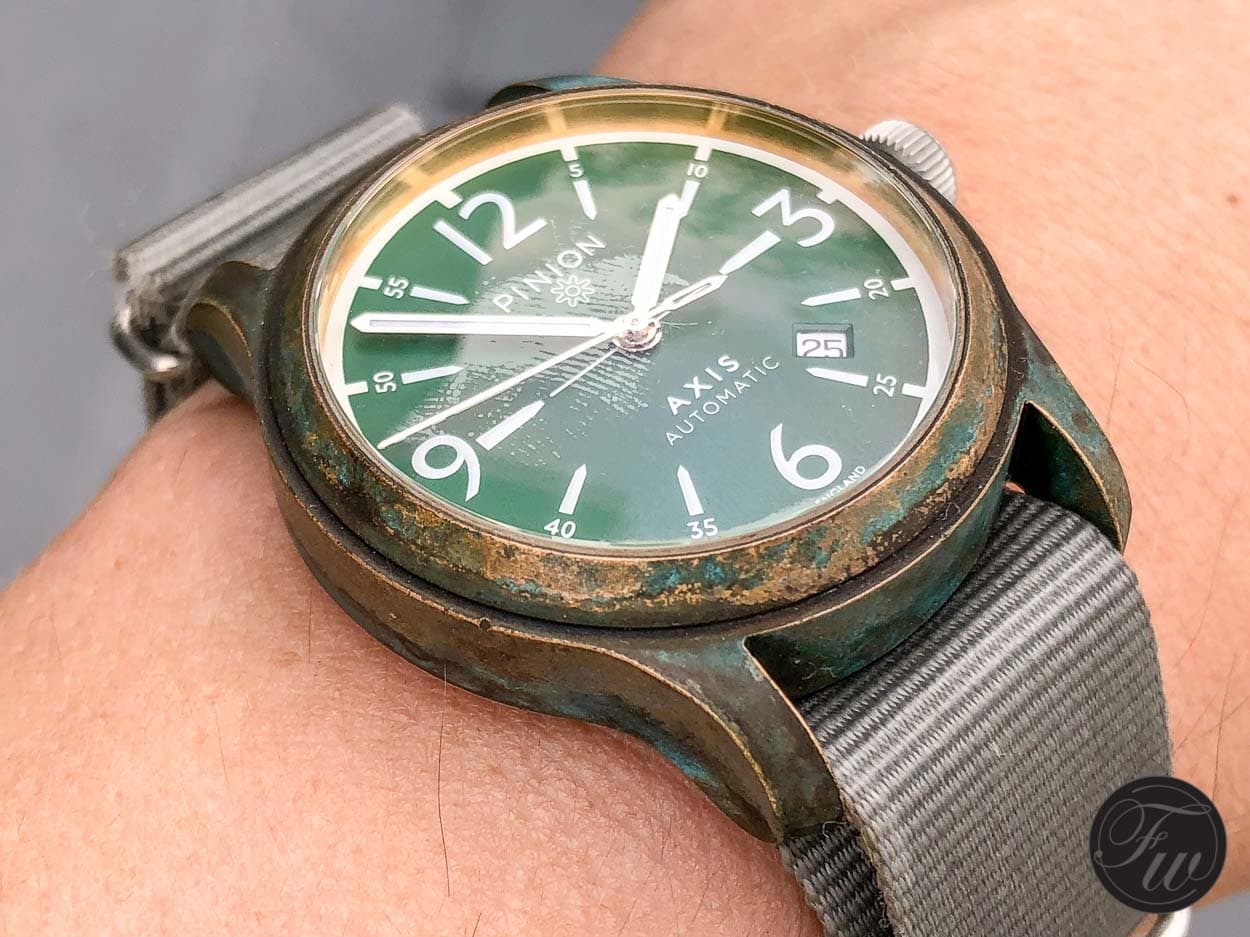 Bronze watch patina Bronze watch patina