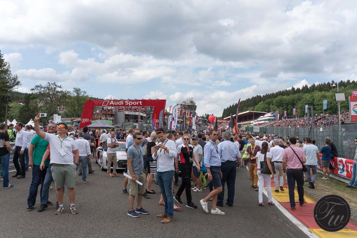 24 hours of Spa Grid walk before the 24 hours of Spa