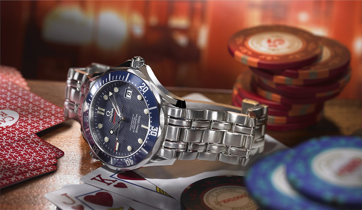 Seamaster Diver 300M in Casino Royale. Seamaster Diver 300M in Casino Royale.