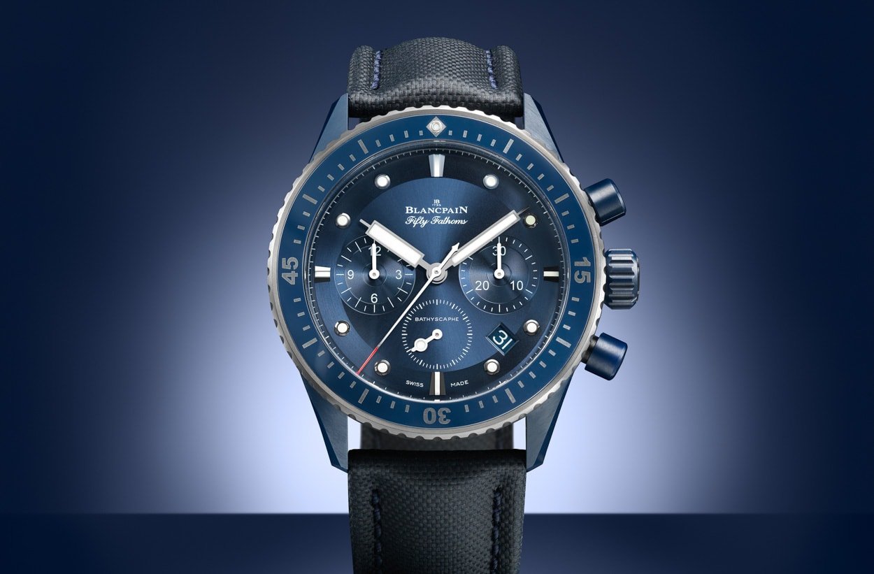 Blancpain Fifty Fathoms Bathyscaphe Bucherer Blue Editions Blancpain Fifty Fathoms Bathyscaphe Bucherer Blue Editions