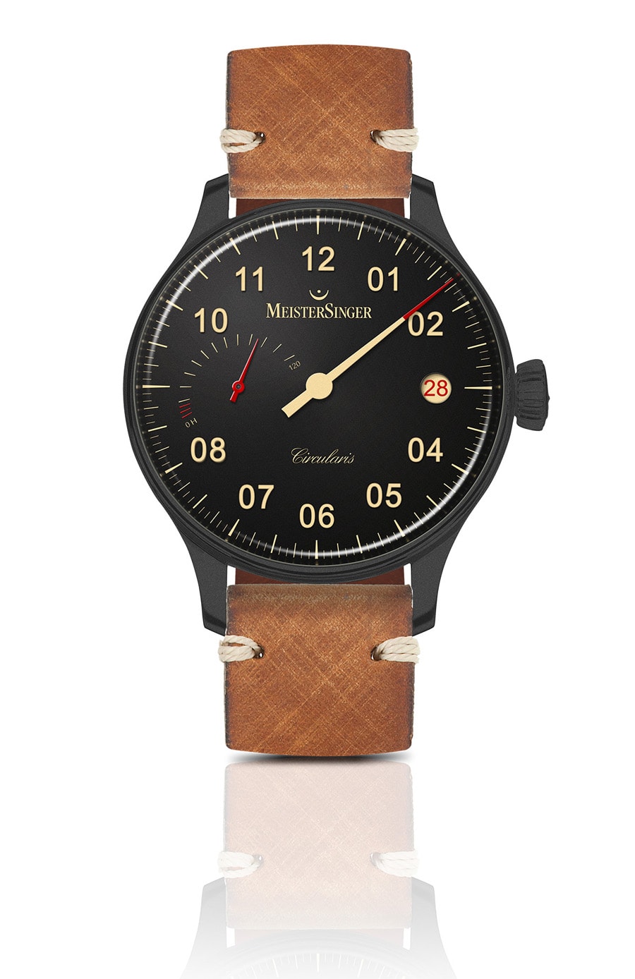 MeisterSinger Circularis Power Reserve Black Line CCP302BL