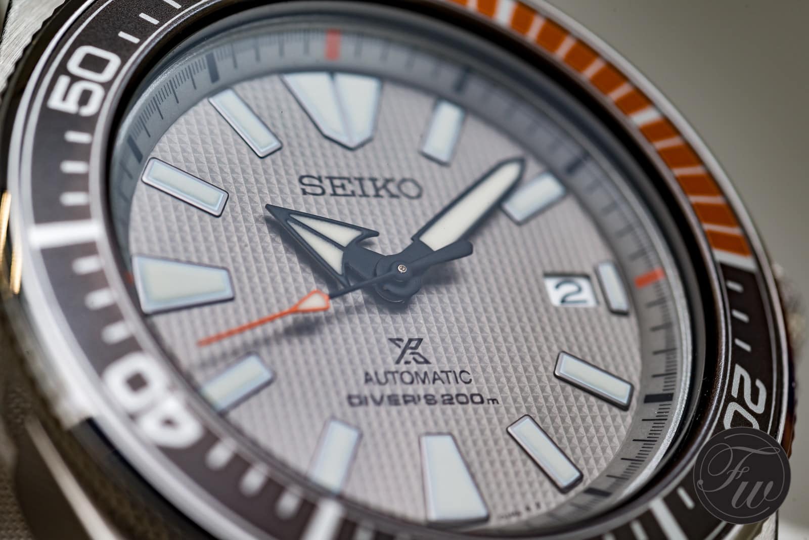 Seiko Samurai SRPD03K1 Dawn Grey Series