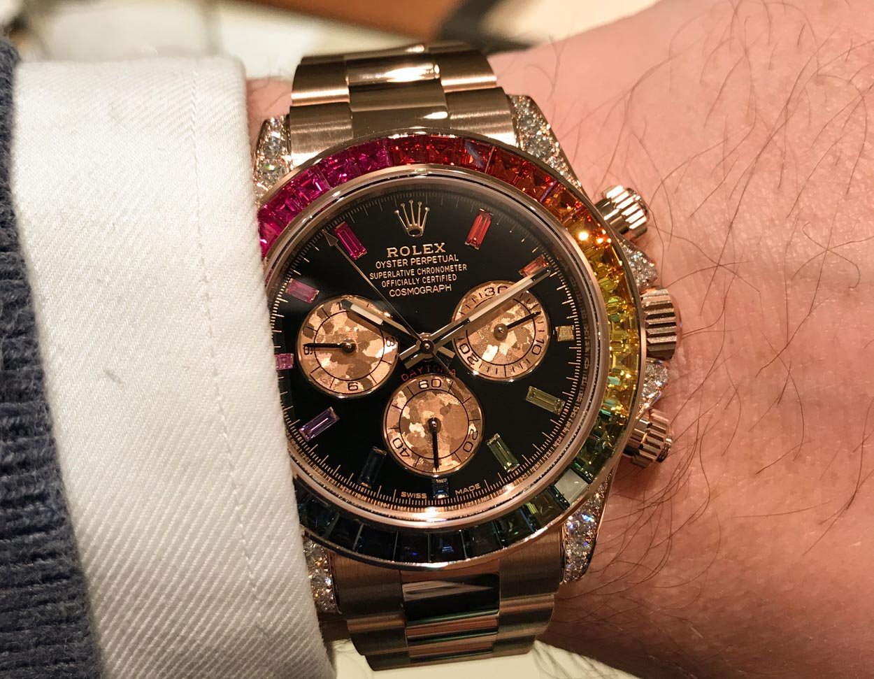 Rolex Daytona Rainbow Everose