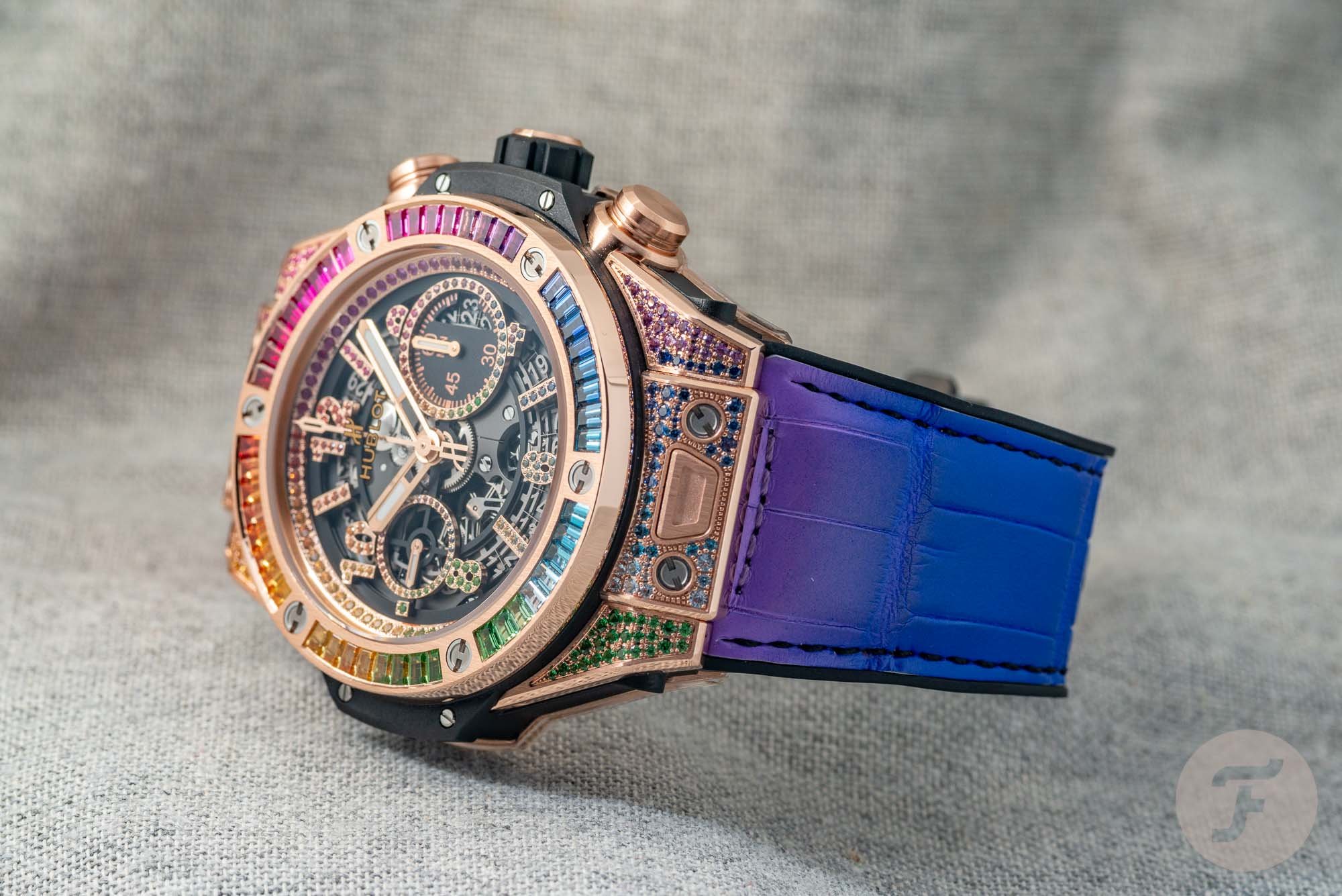 Hublot Big Bang Rainbow King Gold