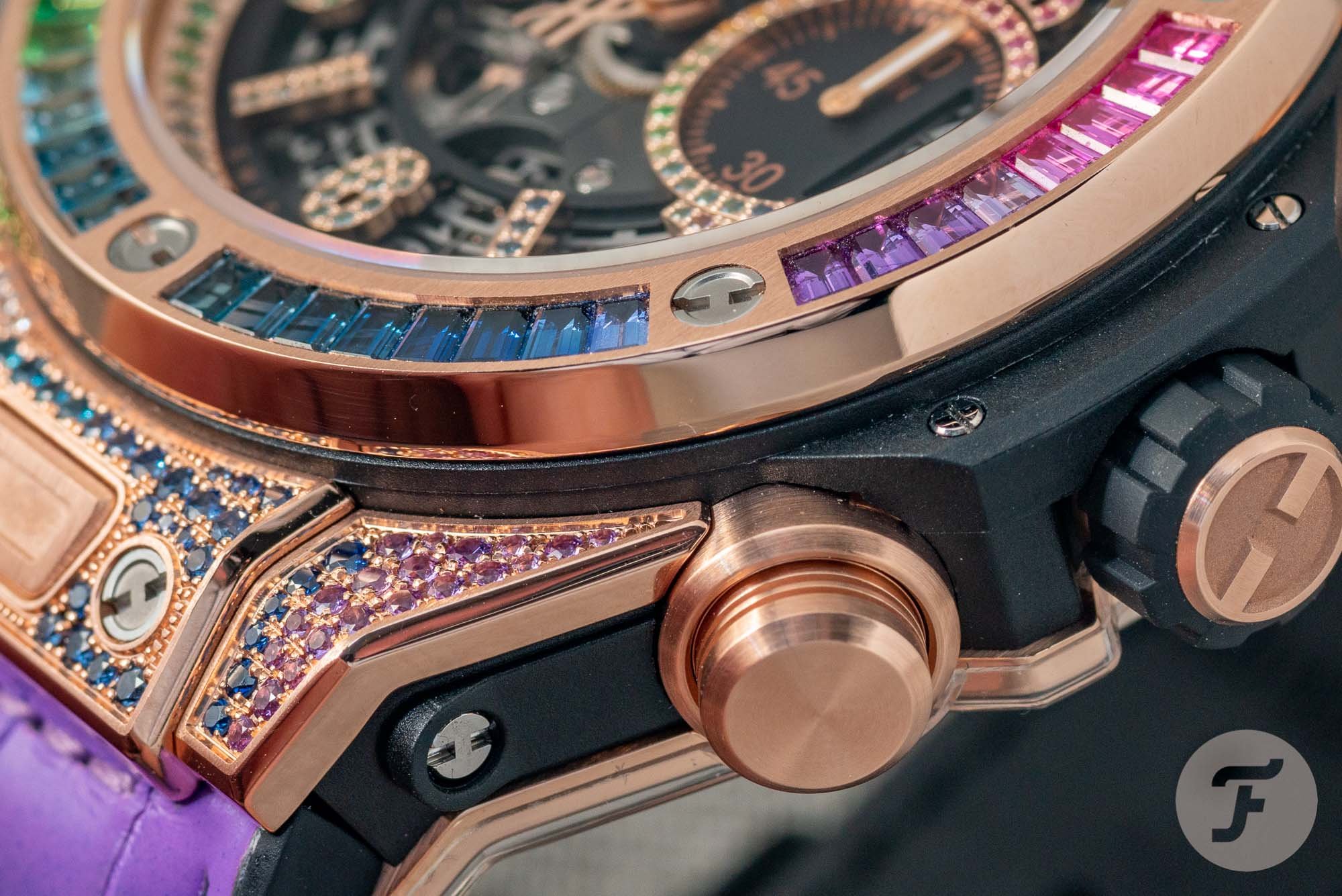 Hublot Big Bang Rainbow King Gold