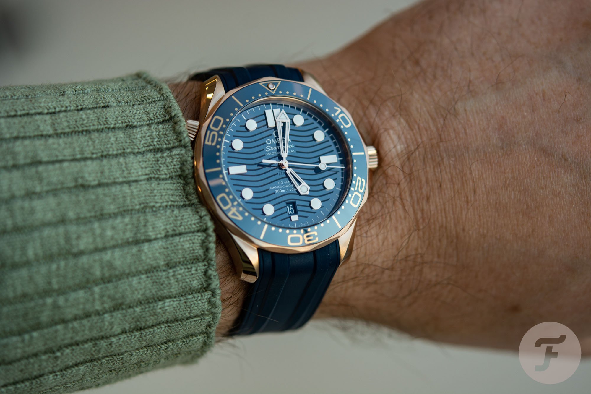 Omega Seamaster 300M Sedna Gold