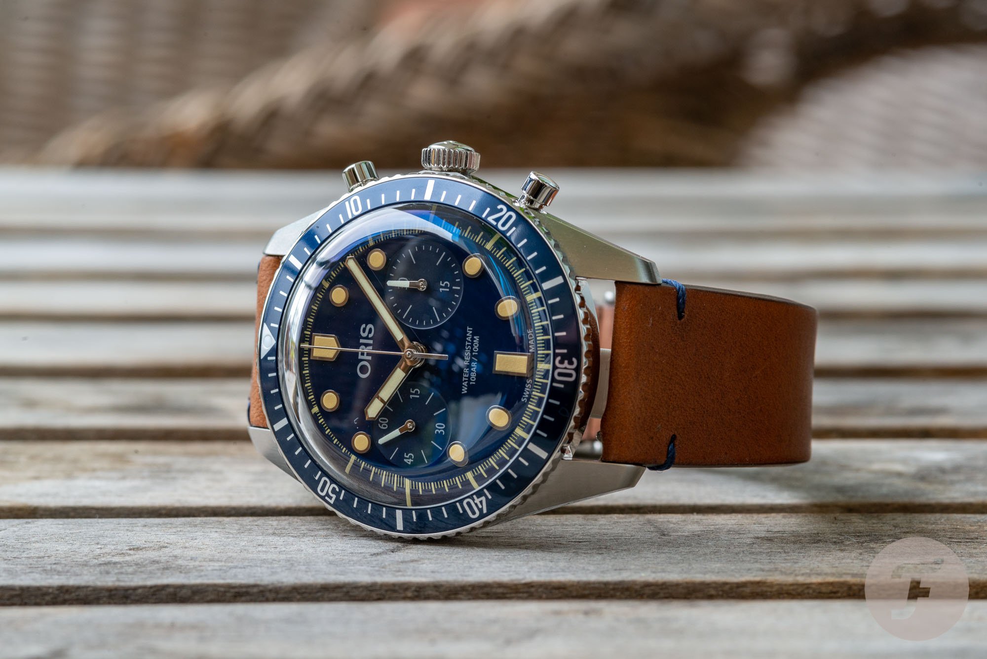 Oris Divers Sixty-Five Cchronograph Bucherer Blue Editions