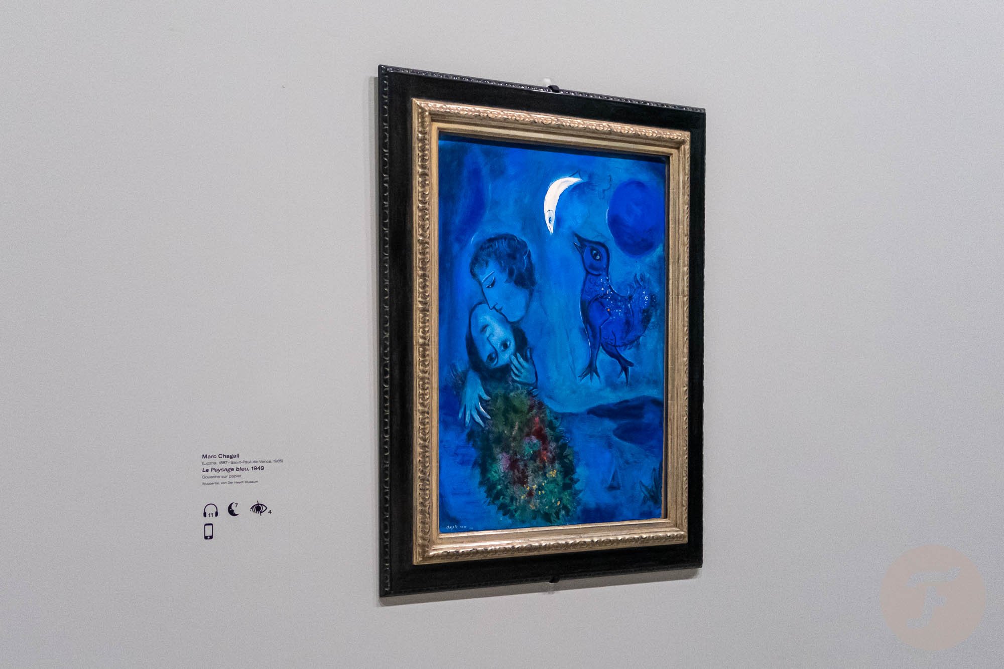 Le Paysage Bleu by Marc Chagall