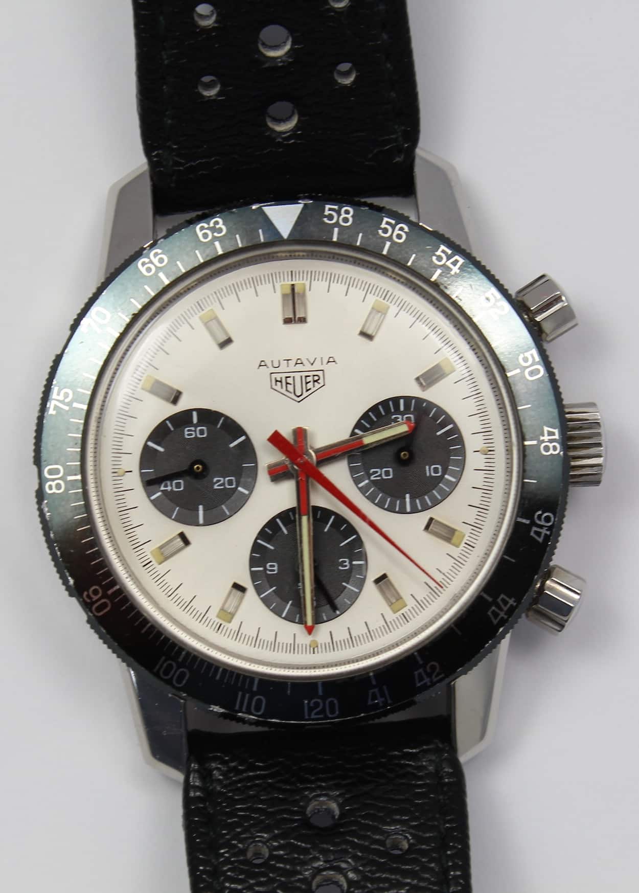 Heuer Autavia 2446C SN on strap