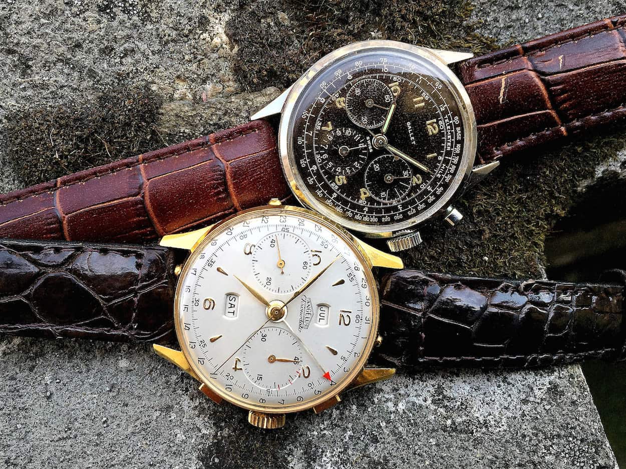Angleus Chronodato & Gallet Multichron 12