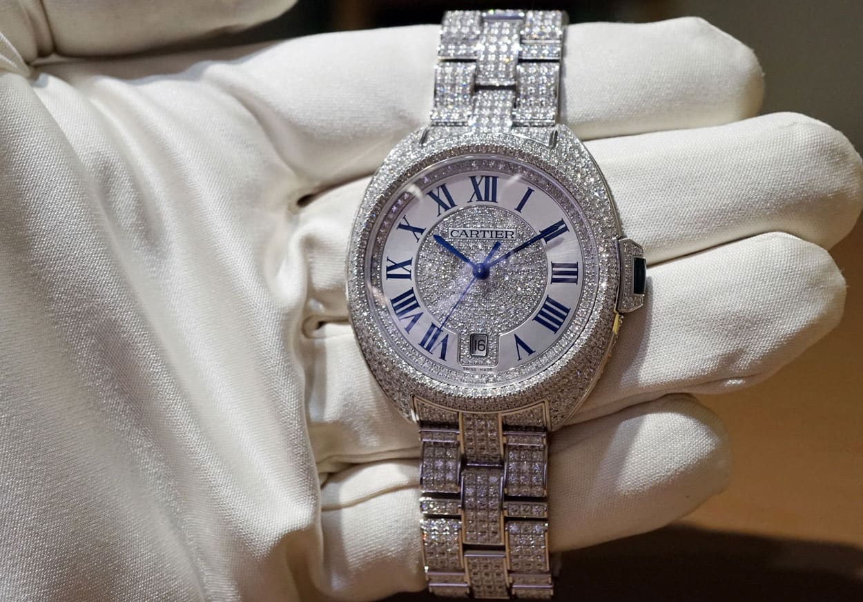 Clé de Cartier Pavee