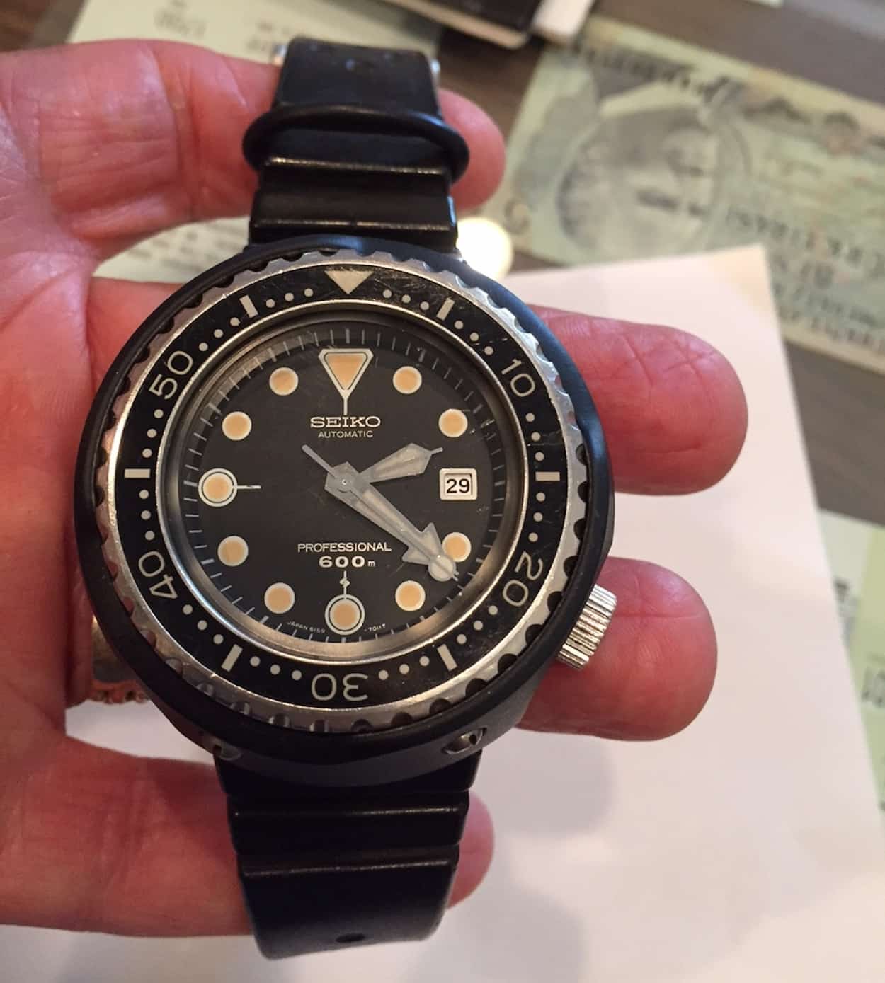 Seiko 6159 Tuna in great shape