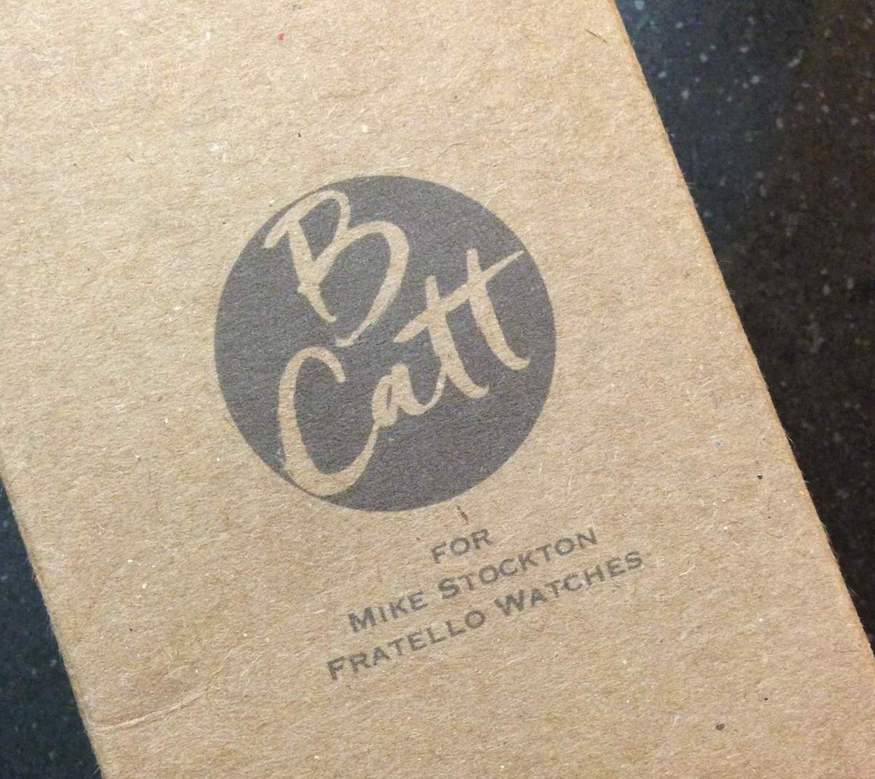 BCatt watch strap custom packaging
